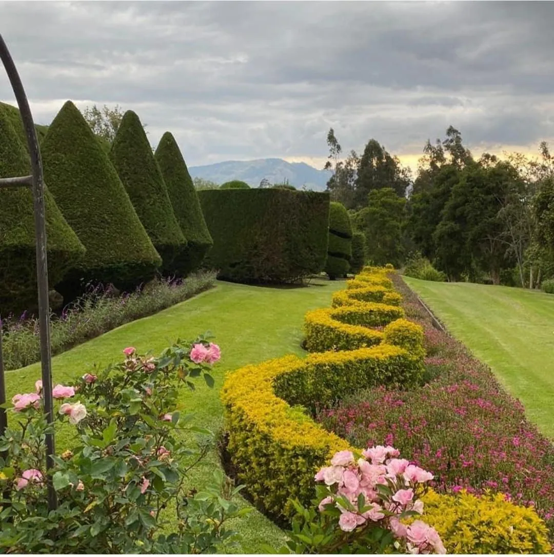 Jardines de la Quinta Las Tres Marías, en Puembo, sede de C.I.M